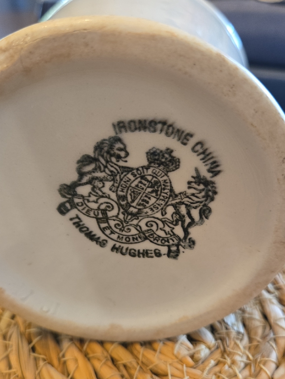Vintage Ironstone China White Mug